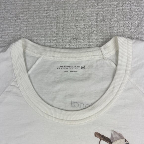 VTG Liberty Girl, Norman Rockwell Metropolitan Museum of Art T-shirt USA Sz L - Picture 9 of 16